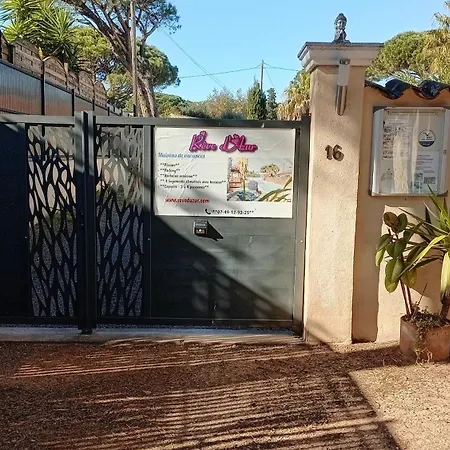 בית נופש Reve D'azur En Bord De A La Nartelle Avec Piscine Dans La Residence, Terrasse, Bbq, 2 2 Sdb De 35m2 Draps Inclus *