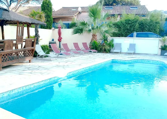 Casa vacanze T3 De 35m2, à Pied, Piscine Partagée, Bbq, Parking, Wifi, 2 2 Salles De Bain, Résidence Le Rêve D'azur *